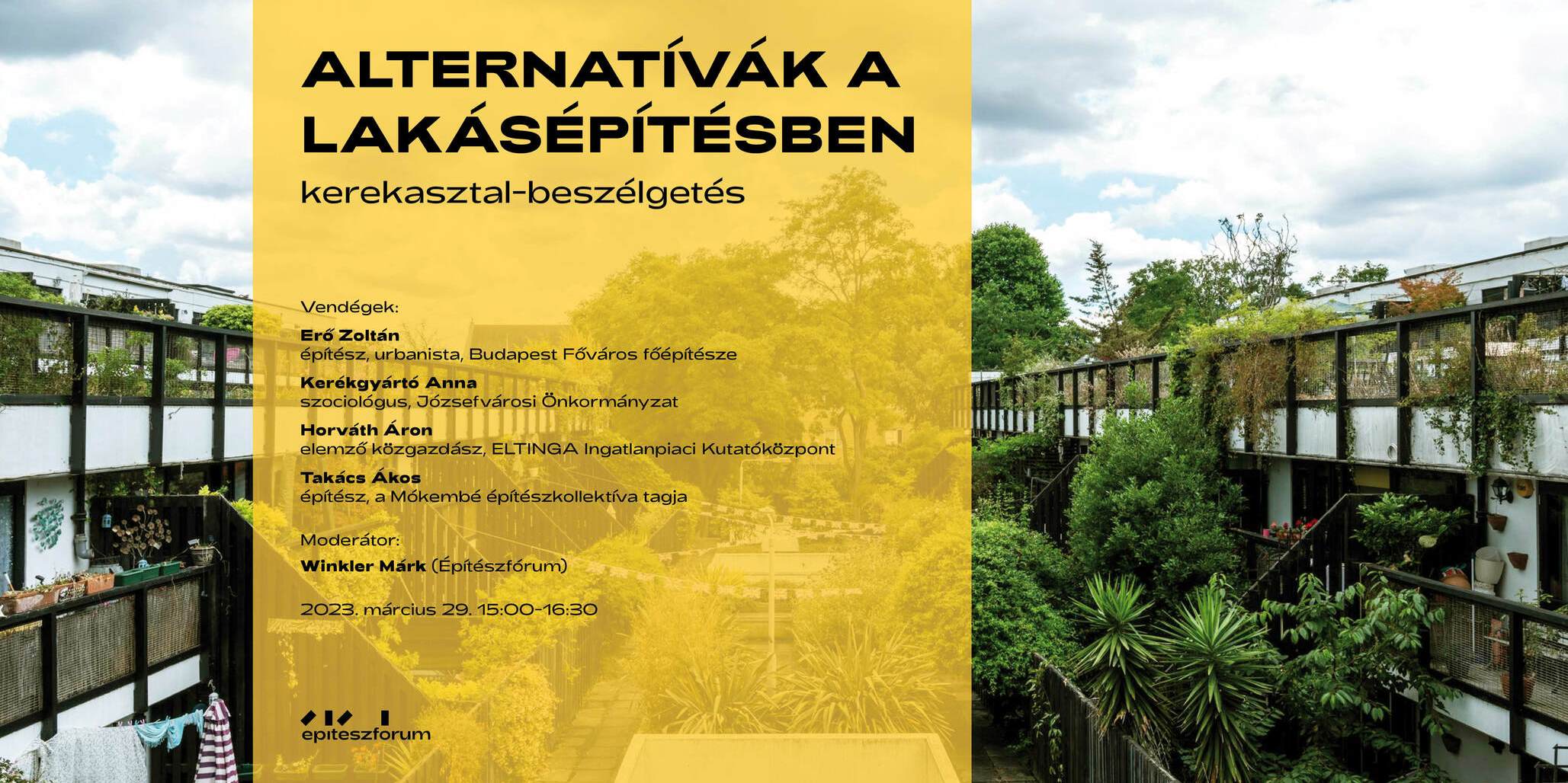Construma: ”Alternatívák a lakásépítésben?” – kerekasztal-beszélgetés